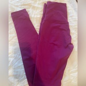 Lululemon Align High-Rise Fuchsia Leggings